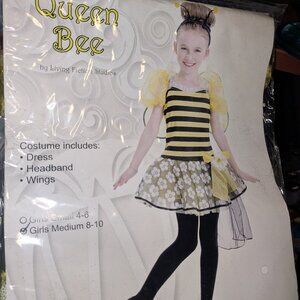 NEW Bumble Bee Hallween Dress Costume for Girls Size M 8-10